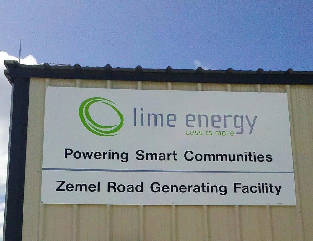 Electricity Case Study Zemel Road Landfill, Punta Gorda, FL (2) GE-Jenbacher JGC 420 engines generate