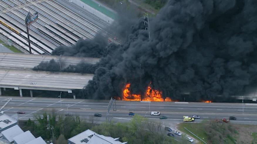 I 85 Bridge Collapse Atlanta, GA GDOT Emergency Accelerated