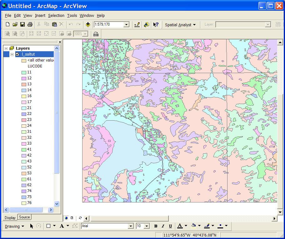Land Use Classification The EPA BASINS website provides land use data in shapefile format for individual watersheds. As with the soils data, you must first locate your HUC.