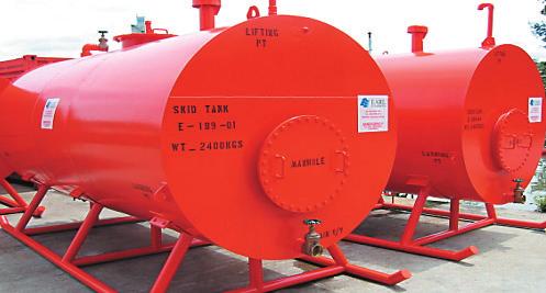 Heated tanks At the shoreine/on and Skips Sacks Portabe tanks Barres Wastes  Storage tanks must be ocated on