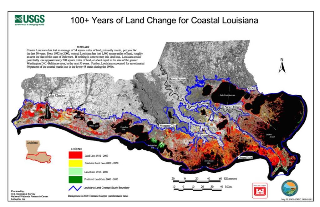Loss of Wetlands and Erosion of Barrier Islands and Shorelines