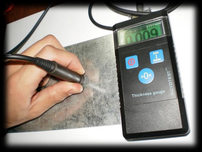 Coating thickness gauge NOVOTEST TP-1 designed for nondestructive testing thickness of: paint and other dielectric (mastic, plastic, Teflon etc.