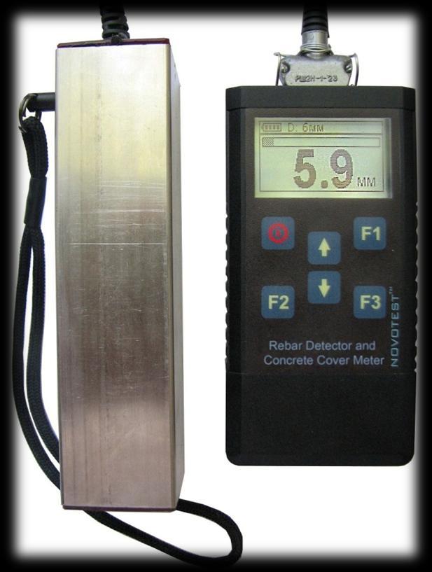 Rebar Detector and Concrete Cover Meter NOVOTEST Armaturoskop The main function of rebar detector and concrete cover meter NOVOTEST Armaturoskop Measuring the thickness of the protective layer of