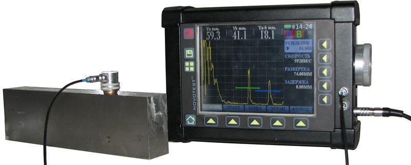 Ultrasonic Flow Detector NOVOTEST UD-1 Flaw Detector NOVOTEST UD-1 is designed to detect defects, such as continuity and uniformity of materials in products and welded joints, to measure the depth