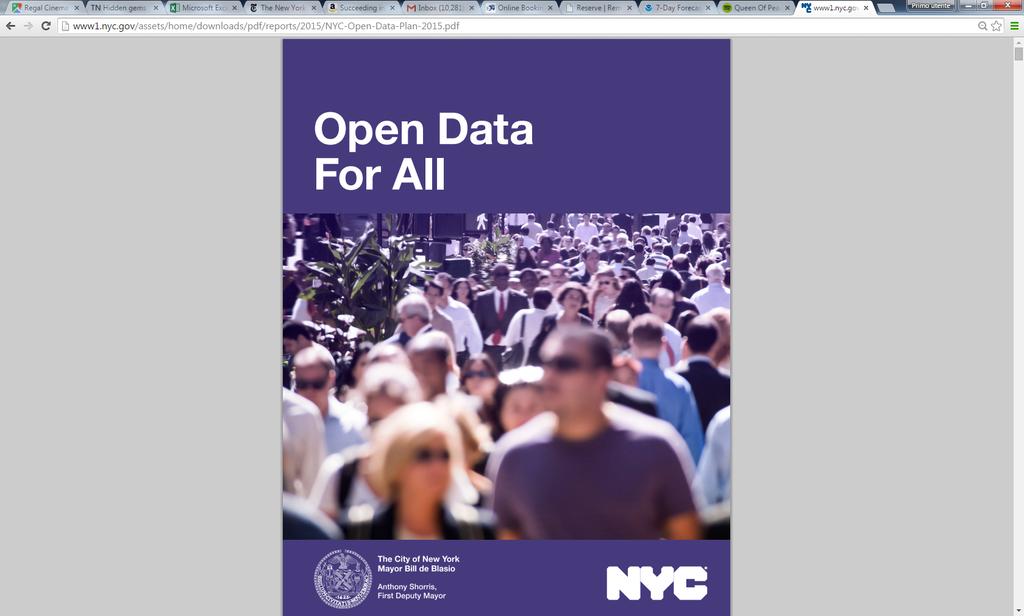 Open Data for All The promise of Open Data is transparent, free, accessible data.