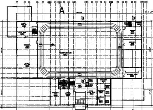 below in Figures 4-2.3 - Natatorium 1st Floor Mechanical Room Location and 4-2.