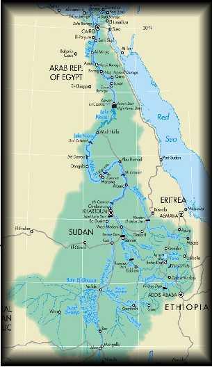Main Features Of River Nile 11 Riparian States with 424 million Capita (2010), 648 million Capita (2030). Drainage Basin : about 2.9 million square km. Area of Lakes is 81,500 square km.