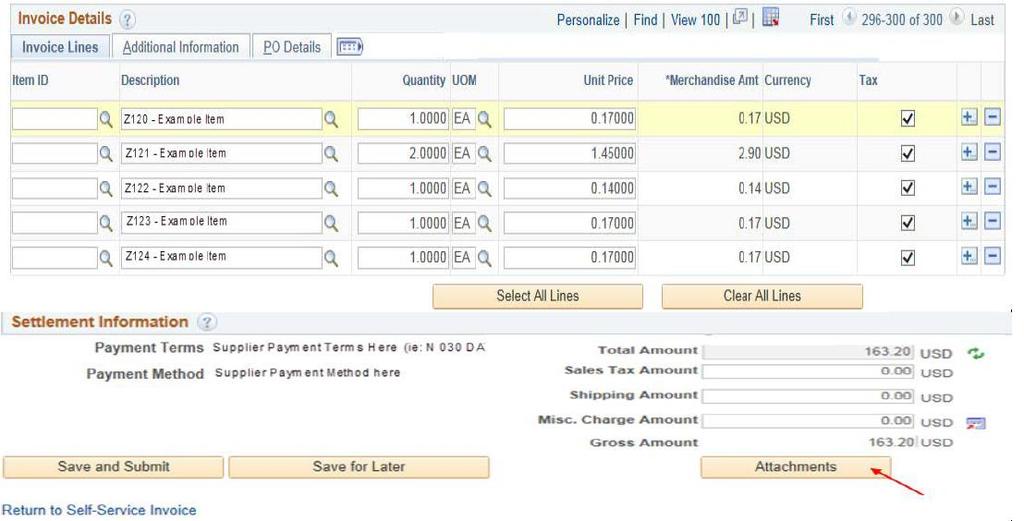 Add Attachment Option For assistance with attachments, please refer to the document Spend Management_Self Service
