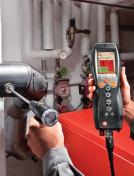 testo 330 LL Typical measurement menus Extended measurement menus allow a comprehensive analysis of the heating system.