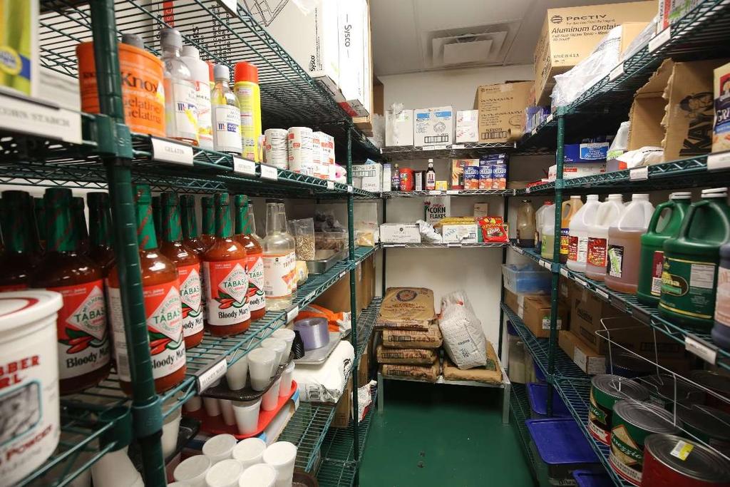 Clean, organized storage and refrigeration areas. Provide Sufficient Space Organize into groups.