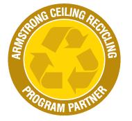 Palletized Recycled Ceilings Model Palletized Material Consolidators (mix of Network Consolidators and Outside Interior Removal Companies C&D Contractor Armstrong Plants Segregates recycled ceilings