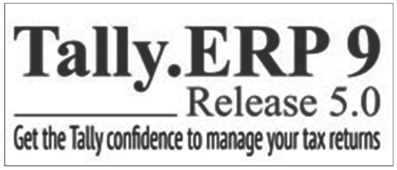 Tally.ERP 9 Release 5 Supplementary What s New in Tally.ERP 9 Release 5 Tally.ERP 9 Release 5 has developed to make your business management far easier and simpler form older versions.