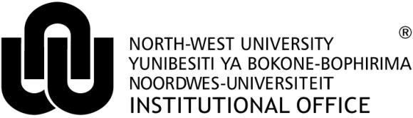 Conflict of Interest Policy 1 Preamble As a pre-eminent university in Africa, driven by the pursuit of knowledge and innovation, with a unique institutional culture based upon the values the