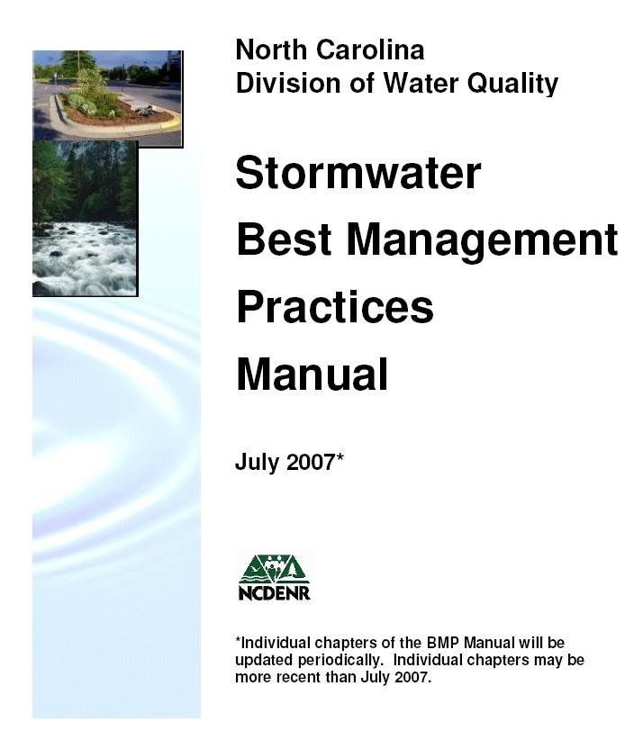 BMP Manual will be technical guidance,