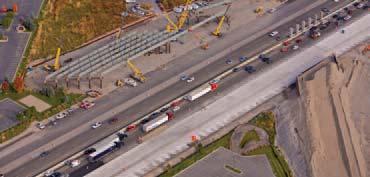 PROJECT CONTROLS ELEVATE PROJECT MANAGEMENT To monitor all the moving parts of the immense project, HNTB instituted a set of project controls to proactively manage schedules, costs and documents.