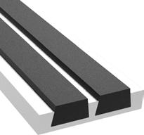 Inset Nystrom s Inset Treads and Nosings are an ideal solution for walkways, ramps, landings and stair treads that require a strip of anti-slip abrasive material.