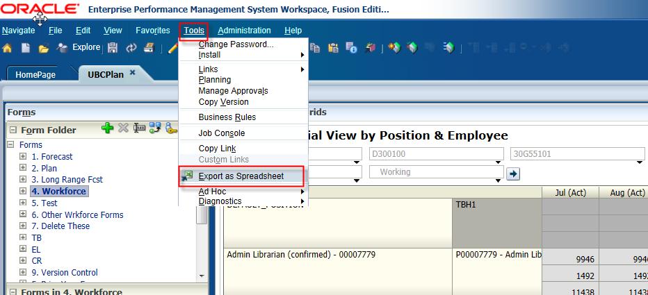 Alternatively, we can export the form to excel and