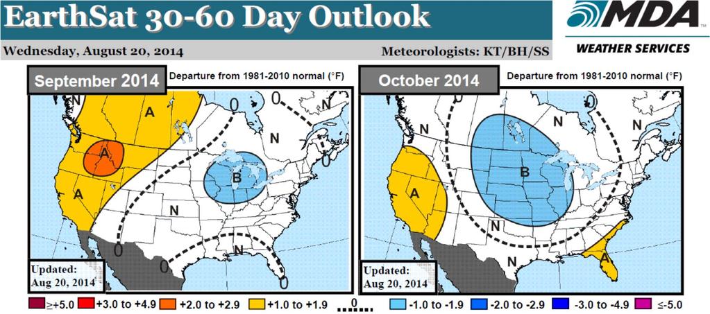 Weather Outlook 14 El Nino pattern above-normal in West,