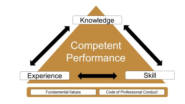 A comprehensive analysis that identifies the knowledge, skills and experience required to competently perform the tasks of a profession is the cornerstone of a quality professional credentialing