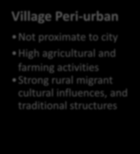 Peri-urban Situation in Africa Peri-urban environments play a mediating role between rural