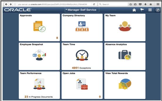 Figure 16. PeopleSoft Application Oracle PeopleSoft HCM application is fully functional on Oracle Ravello cloud.