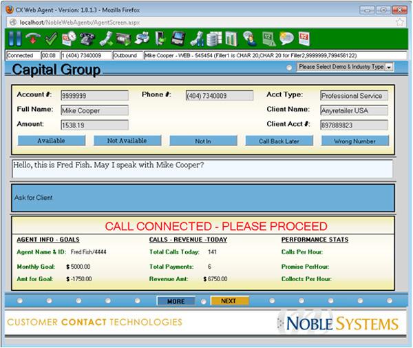Noble RTSA Agent Alerts Real-time alerts can also be sent to the agent s desktop application, such as Composer, while the agent is still connected to a call.