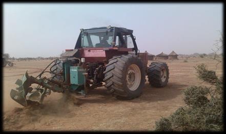villages in the Sahel region 57 ha fenced for natural regeneration and enrichment; 1,055.