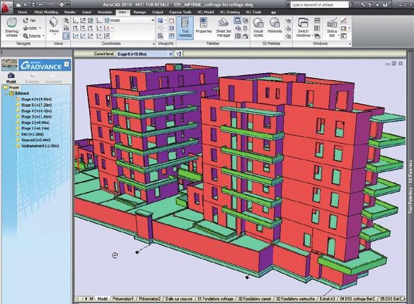 EBS / L Impérial Housing building 1 ACCELERATED MODELING Modeling must be precise, efficient, and fast since the model is an essential component in the creation of all