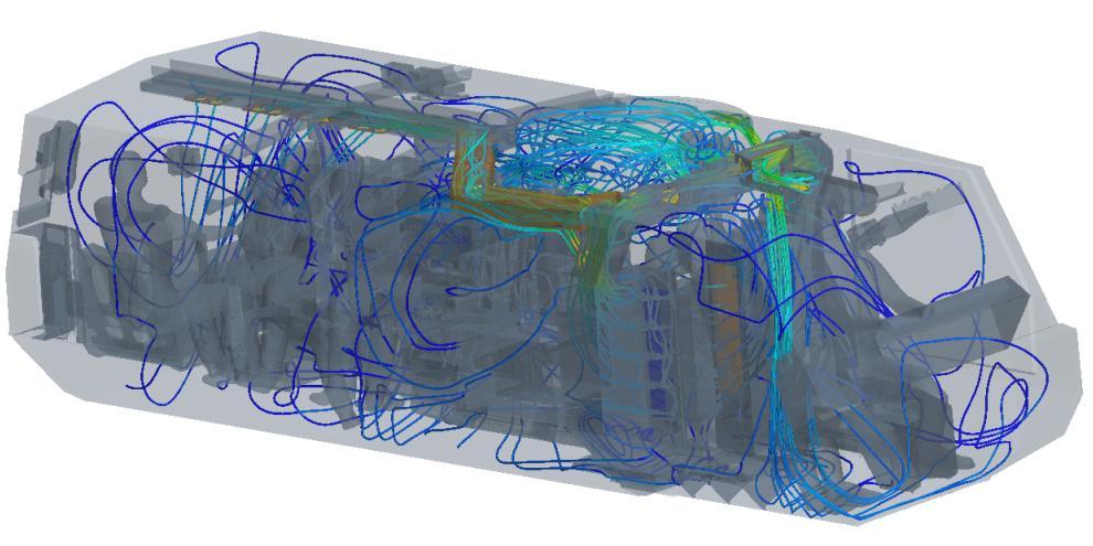 Calculate flow field CFD 2.