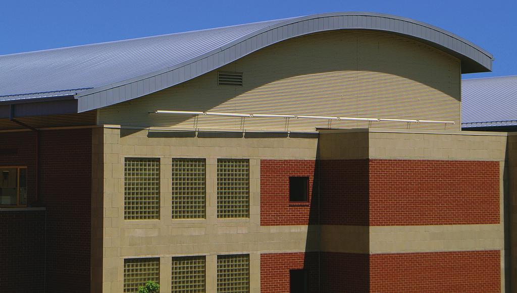 STANDING SEAM METAL ROOFING 07 61 13 ZIP-RIB Concave/Convex Curved Design with Trim 5.