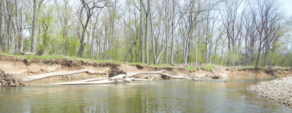 conditions Cuyahoga River expanding its size Bank