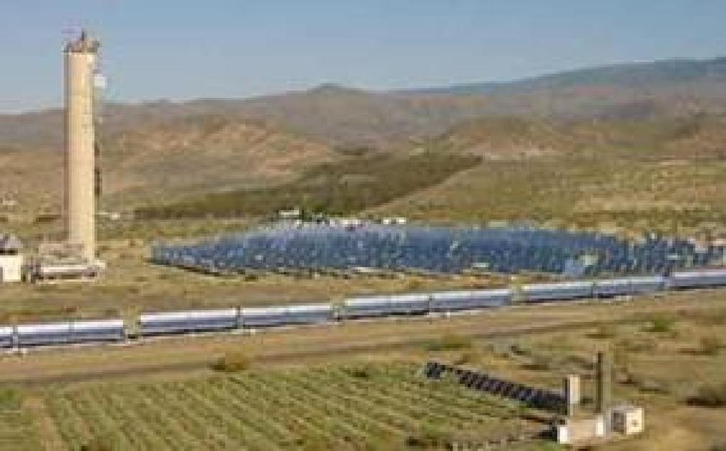 90% ß Concentrated solar thermal yields temperatures