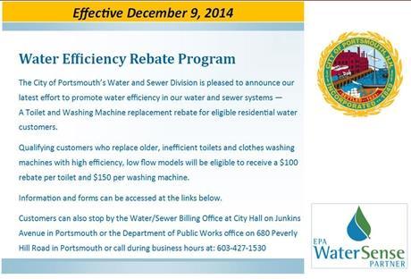 Water Efficiency Rebate Program for