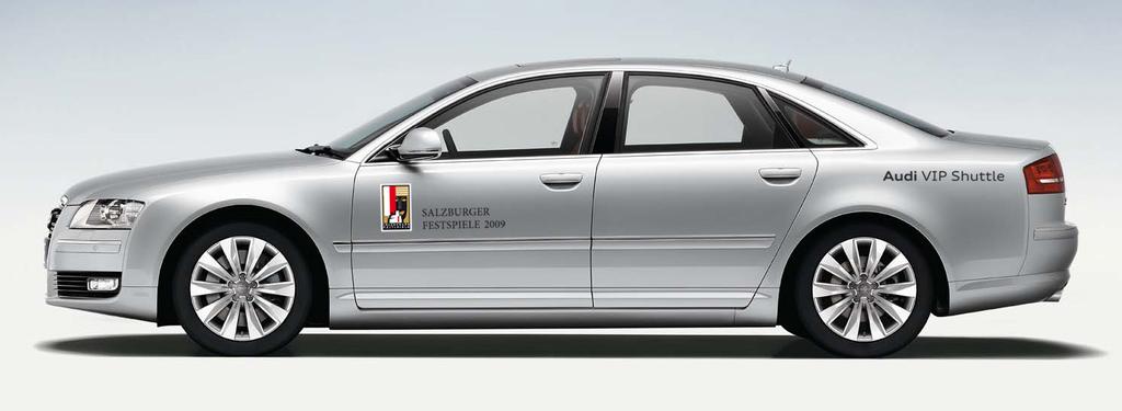 Design 1.0 Category 1: VIP shuttles The Audi brand and, if applicable, the event are communicated in a sophisticated manner.