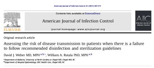 American Journal of Infection Control 41 (2013) S67-S71 Recommendations Quality Control Provide comprehensive and intensive training for all staff assigned to reprocess medical/surgical instruments