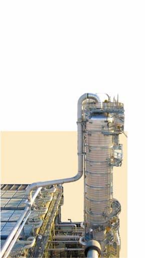 To provide full flexibility to the FGD unit, flue gases from each boiler will be treated in a dedicated absorber, and the SO laden solvent from the four absorbers will be regenerated in a common
