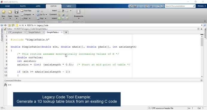 Legacy Code Tool Legacy Code Tool automates creation of S-Function block Call existing, external