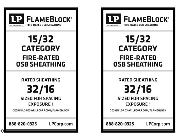 ESR-1365 Most Widely Accepted and Trusted Page 6 of 7 FIGURE 2 EXAMPLE LP FLAMEBLOCK
