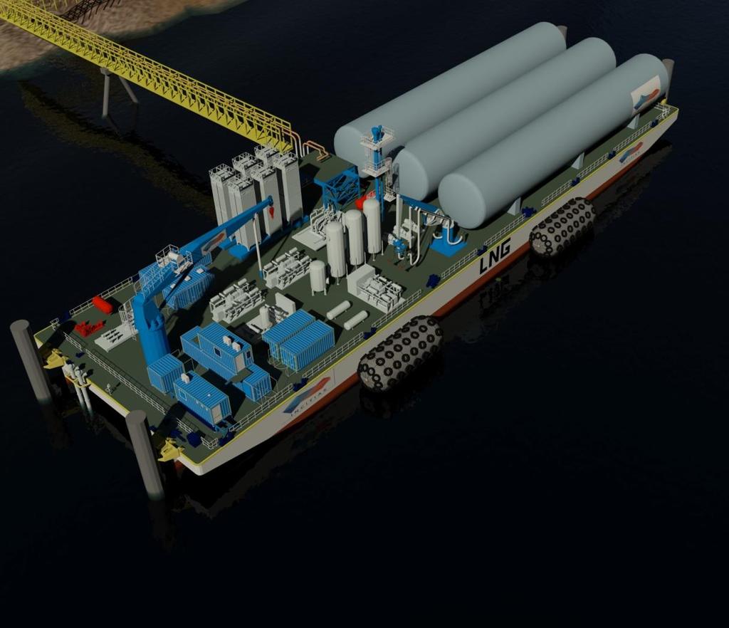 SNG TM Barge with 6000m3 Storage 20-30mmSCFD