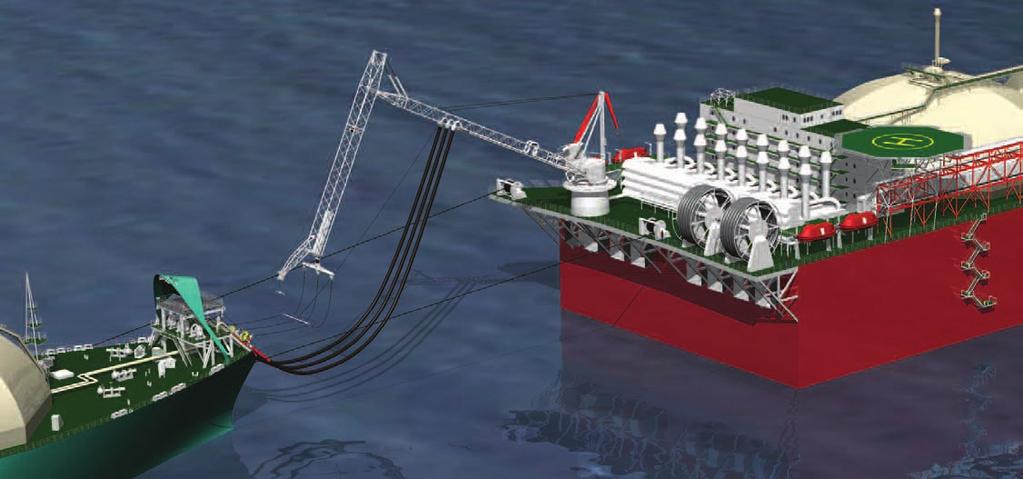 The concept is particularly well-suited to LNG production in areas with little or no onshore infrastructure.