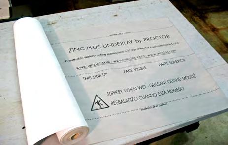 Weather Resistant Barrier Product Description Product Description Zinc