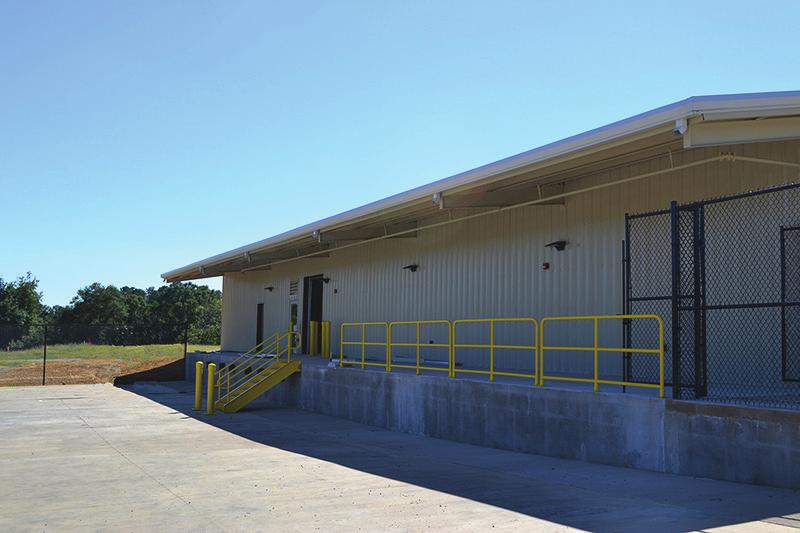 8 OCTOBER Project Overview: The project consists of construction of a new 6,000-square-foot facility for the Mail Services, Waste Reduction and