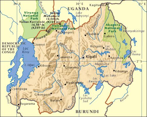 Population: 11.3 million (World Bank, 2014) River Basins: The Nile River Basin, Kivu River Basin, Ruhondo River Basin, Mugesera River Basin, Burera River Basin, Lake Muhazi and Lake Ihema.