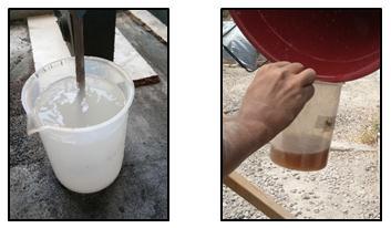 4 EXPERIMENTAL PROCEDURE 4.1 Preparation of alkaline solution A combination of sodium silicate solution and sodium hydroxide (NaOH) solution is used as the alkaline liquid. As specified on P.