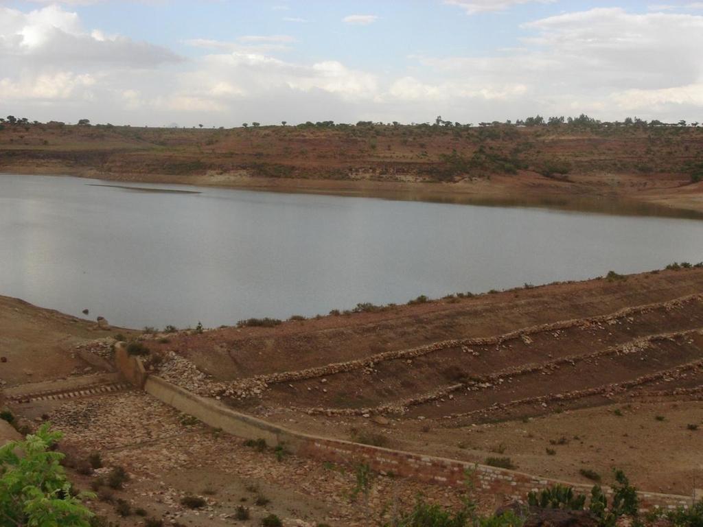 Locations of the small-scale dam sites in Tigray, Northern Ethiopia Mainigus Maigundi Filaga Rubafeleg Teghane Mainigus Gindae Laelaywukro Korir Gerebshegal Mainigus Adishehu Sewhimeda Arato
