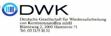 transport casks was developed in 1979 by DWK (Deutsche Gesellschaft für