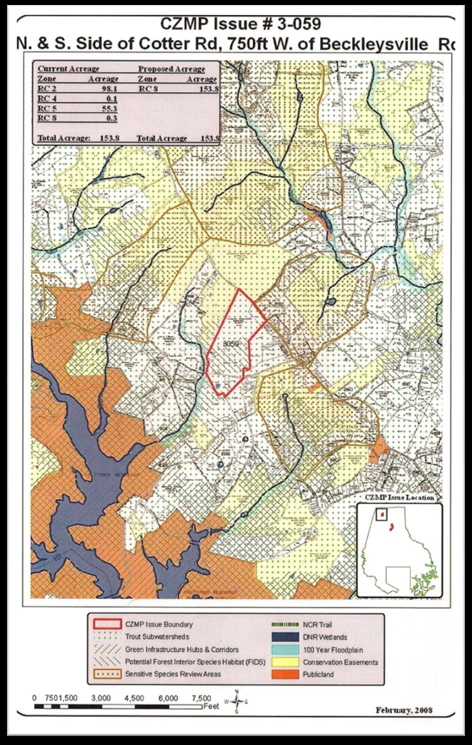 Baltimore County's Master Plan for 2010 establishes the Prettyboy Watershed as a : resource preservation area, agricultural preservation area, and historical and scenic area.
