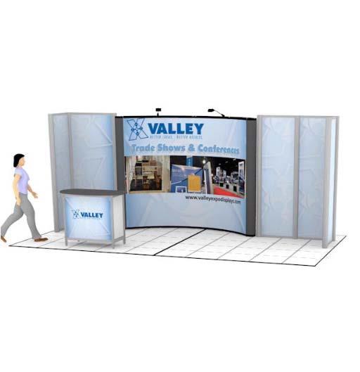 Page 24 of 32 PORTABLE MODULAR DISPLAY DESCRIPTION KIT 2193 & 4087 Inline Kit 2193 20ft Hybrid Display Expandable frame covered with black (Velcro compatible) fabric panels, two halogen