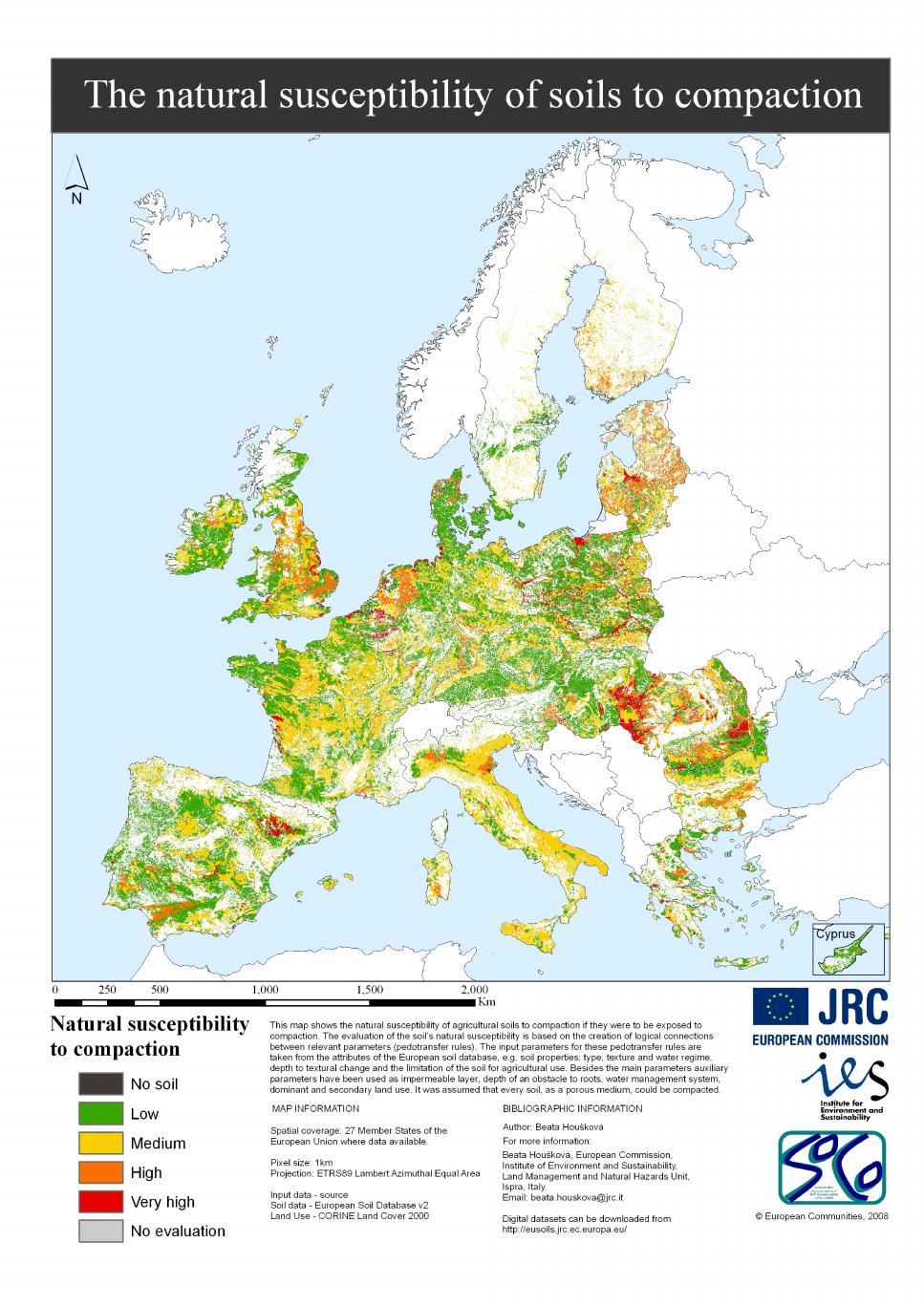 Plant Breeding and Innovative Agriculture - Annex B: Constraints for agricultural production in Europe Figure B3: Natural