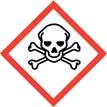 Signal word Danger Pictograms GHS05: Corrosion GHS06: Skull and crossbones GHS09: Environment Hazard statements H330: Fatal if inhaled. H311: Toxic in contact with skin. H302: Harmful if swallowed.